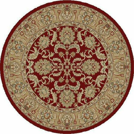 CONCORD GLOBAL TRADING 7 ft. 10 in. Ankara Oushak - Round, Red 61709